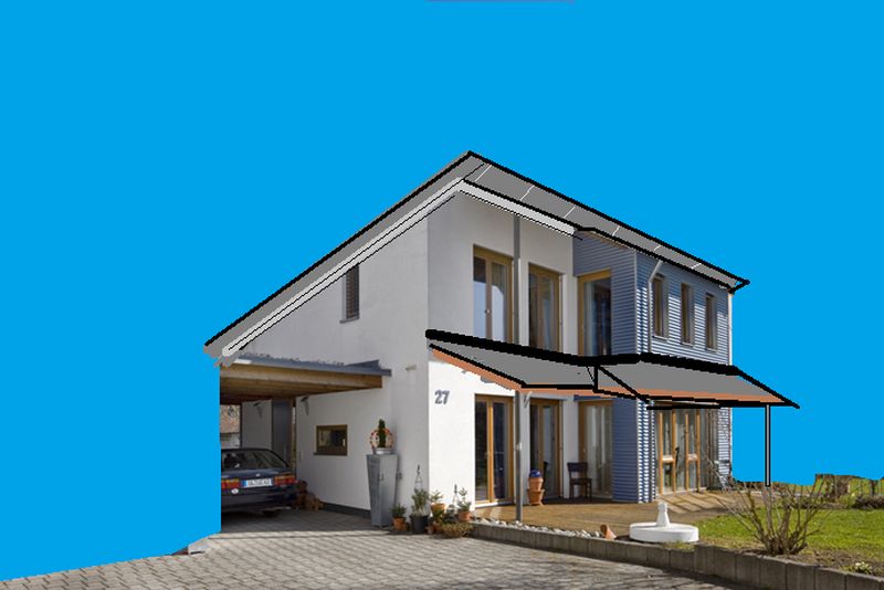 BAU.DE / BAU-Forum: 3. Bild zu Antwort "nochmal ..." auf die Frage "Wunsch eingeschossig - aber Bebauungsplan 2-geschossig m 45 °Dach!" im BAU-Forum "Architekt / Architektur" BAU.DE / BAU-Forum: 3. Bild zu Antwort "nochmal ..." auf die Frage "Wunsch eingeschossig - aber Bebauungsplan 2-geschossig m 45 °Dach!" im BAU-Forum "Architekt / Architektur"