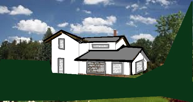 BAU.DE / BAU-Forum: 4. Bild zu Antwort "nochmal ..." auf die Frage "Wunsch eingeschossig - aber Bebauungsplan 2-geschossig m 45 °Dach!" im BAU-Forum "Architekt / Architektur" BAU.DE / BAU-Forum: 4. Bild zu Antwort "nochmal ..." auf die Frage "Wunsch eingeschossig - aber Bebauungsplan 2-geschossig m 45 °Dach!" im BAU-Forum "Architekt / Architektur"