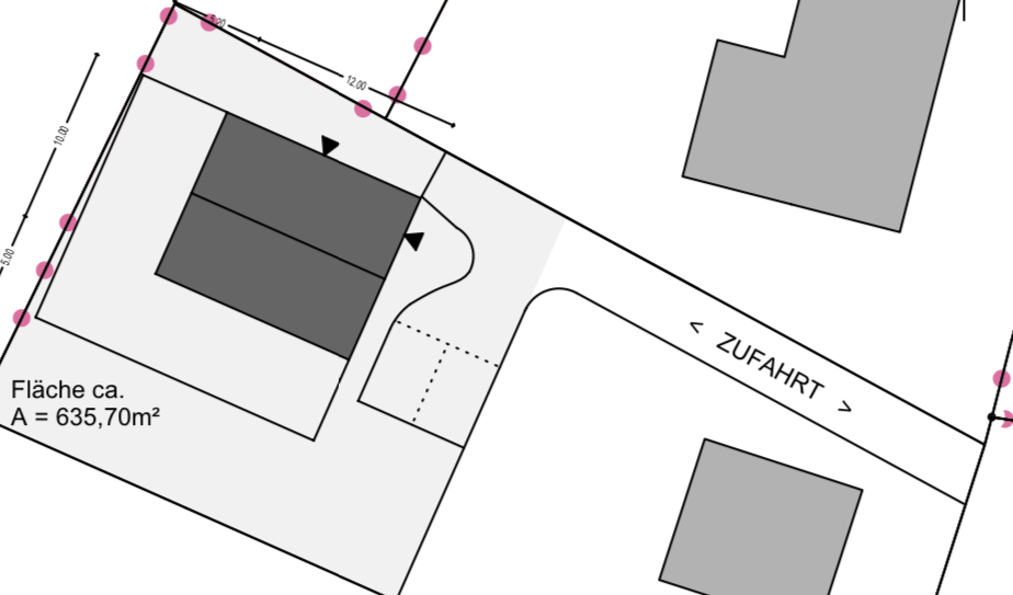 BAU.DE / BAU-Forum: 1. Bild zu Frage "Auffahrt 90 Grad Schleppkurve" im BAU-Forum "Architekt / Architektur" BAU.DE / BAU-Forum: 1. Bild zu Frage "Auffahrt 90 Grad Schleppkurve" im BAU-Forum "Architekt / Architektur"