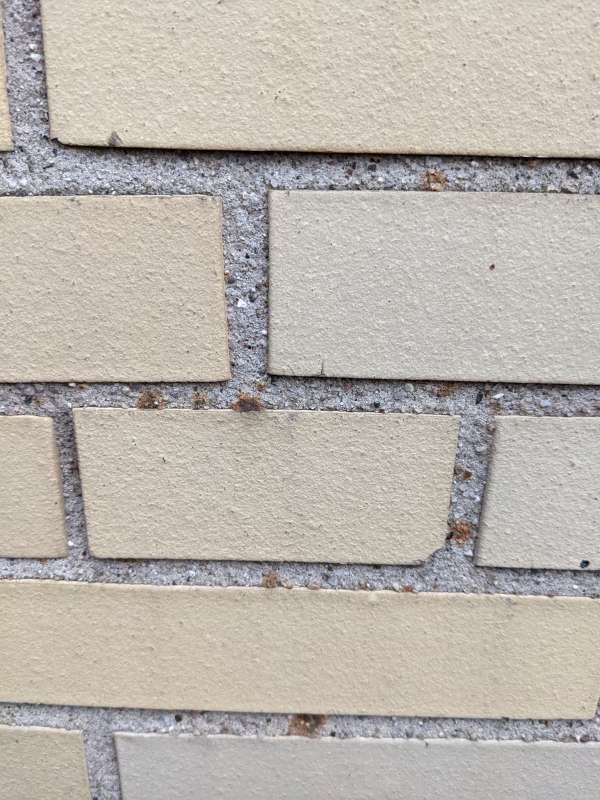 BAU.DE / BAU-Forum: 1. Bild zu Frage "Rostflecken in den Fugen der Klinker" im BAU-Forum "Außenwände und Fassaden" BAU.DE / BAU-Forum: 1. Bild zu Frage "Rostflecken in den Fugen der Klinker" im BAU-Forum "Außenwände und Fassaden"