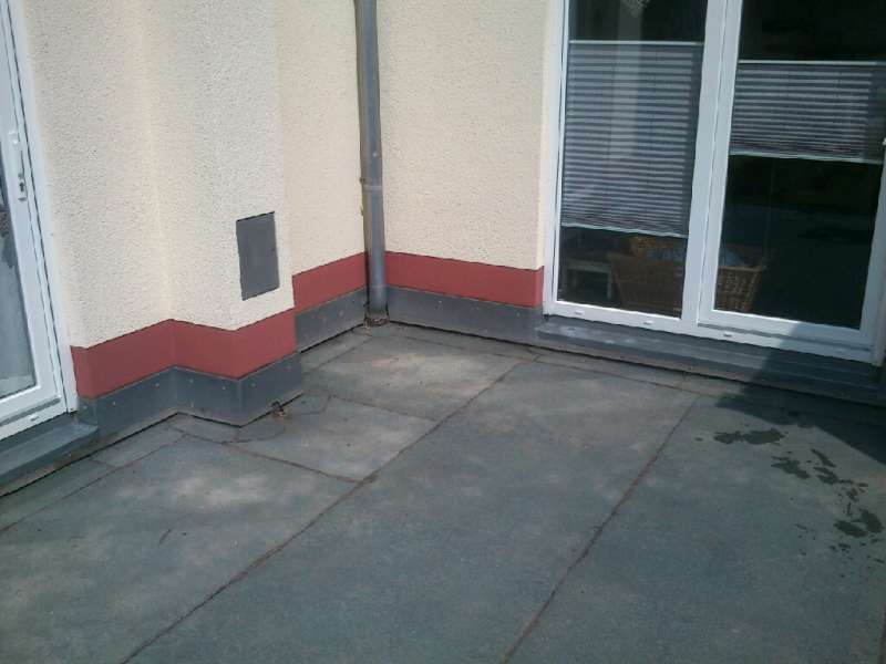 Bild zum BAU-Forumsbeitrag: Nachträgliches Gefälle auf Terrassenplatte? im Forum Balkon und Terrasse