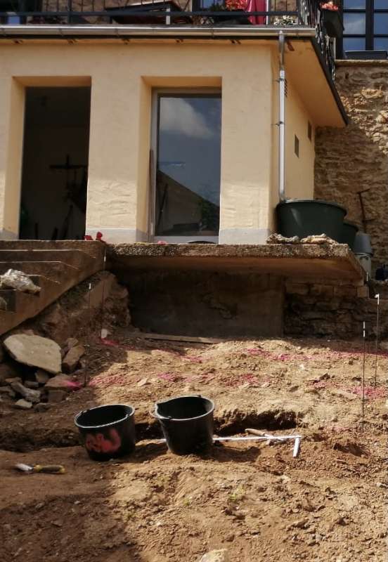 BAU.DE / BAU-Forum: 1. Bild zu Frage "Betonplattform richtig abstützen" im BAU-Forum "Bauen mit Eigenleistungen (Selbstbauhäuser, Ausbauhäuser etc.)" BAU.DE / BAU-Forum: 1. Bild zu Frage "Betonplattform richtig abstützen" im BAU-Forum "Bauen mit Eigenleistungen (Selbstbauhäuser, Ausbauhäuser etc.)"