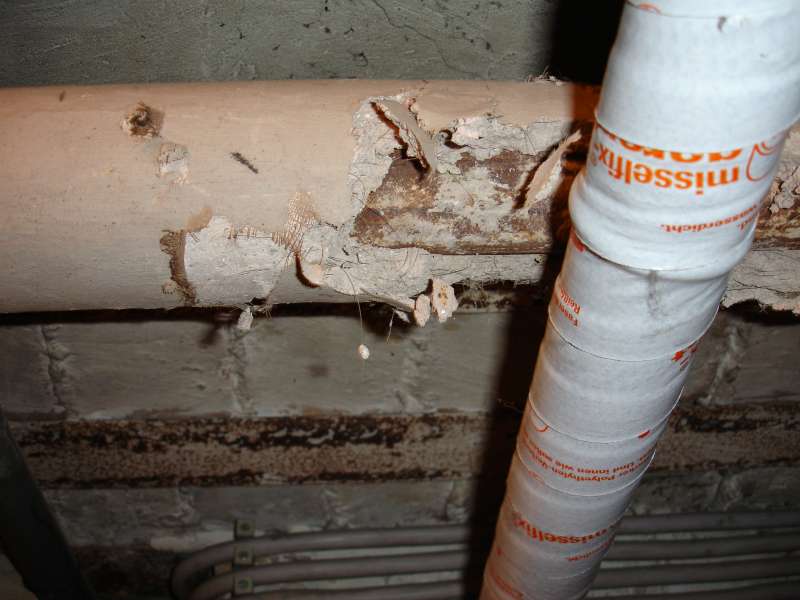 Bild zum BAU-Forumsbeitrag: Asbest in Rohrverkleidung? im Forum Baustoffe