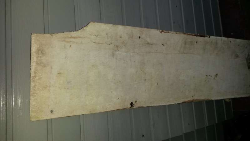 BAU.DE / BAU-Forum: 1. Bild zu Frage "Weiße Platte asbesthaltig?" im BAU-Forum "Baustoffe" BAU.DE / BAU-Forum: 1. Bild zu Frage "Weiße Platte asbesthaltig?" im BAU-Forum "Baustoffe"