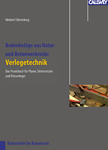 Buchansicht: Bodenbeläge aus Natur- und Betonwerkstein: Verlegetechnik