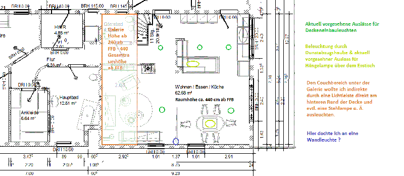 BAU.DE / BAU-Forum: 1. Bild zu Frage "60m² Raum (440cm hoch) beleuchten: Optimale Leuchten, Lichtplanung & Kosten für Wohnraum?" im BAU-Forum "Beleuchtung: Lampen und Leuchten" BAU.DE / BAU-Forum: 1. Bild zu Frage "60m² Raum (440cm hoch) beleuchten: Optimale Leuchten, Lichtplanung & Kosten für Wohnraum?" im BAU-Forum "Beleuchtung: Lampen und Leuchten"