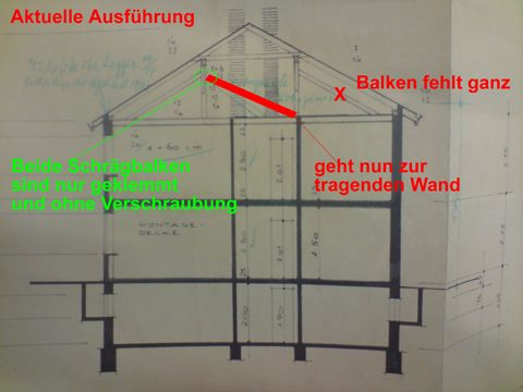 BAU.DE / BAU-Forum: 1. Bild zu Frage "Dachausbau: Hängewerk am Pfettendachstuhl verändern? Kosten, Risiken & Alternativen" im BAU-Forum "Dach" BAU.DE / BAU-Forum: 1. Bild zu Frage "Dachausbau: Hängewerk am Pfettendachstuhl verändern? Kosten, Risiken & Alternativen" im BAU-Forum "Dach"