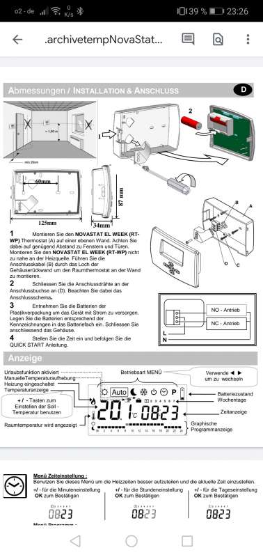 BAU.DE / BAU-Forum: 3. Bild zu Frage "Thermostat Taconova El week installieren" im BAU-Forum "Fußbodenheizungen / Wandheizungen" BAU.DE / BAU-Forum: 3. Bild zu Frage "Thermostat Taconova El week installieren" im BAU-Forum "Fußbodenheizungen / Wandheizungen"