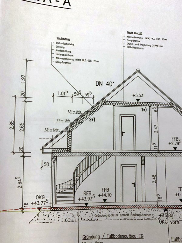 BAU.DE / BAU-Forum: 1. Bild zu Frage "Kniestockhöhe Neubau: Abweichungen vom Bauantrag – Was tun bei Messfehlern?" im BAU-Forum "Neubau" BAU.DE / BAU-Forum: 1. Bild zu Frage "Kniestockhöhe Neubau: Abweichungen vom Bauantrag – Was tun bei Messfehlern?" im BAU-Forum "Neubau"