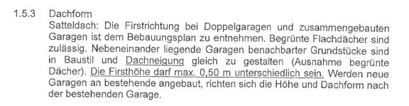 BAU.DE / BAU-Forum: 1. Bild zu Frage "Garage ohne Satteldach bauen? Bebauungsplan, Firstrichtung & Ausnahmen prüfen!" im BAU-Forum "Bauplanung / Baugenehmigung" BAU.DE / BAU-Forum: 1. Bild zu Frage "Garage ohne Satteldach bauen? Bebauungsplan, Firstrichtung & Ausnahmen prüfen!" im BAU-Forum "Bauplanung / Baugenehmigung"