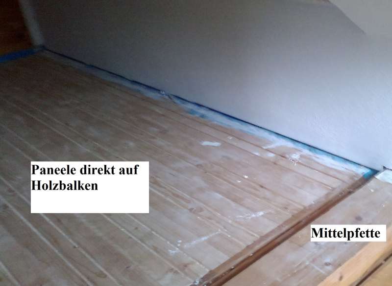 BAU.DE / BAU-Forum: 1. Bild zu Frage "Holzbalkendecke dämmen & Bodenaufbau: Trittschall, Aufbauhöhe, Laminat/Parkett?" im BAU-Forum "Modernisierung / Sanierung / Bauschäden" BAU.DE / BAU-Forum: 1. Bild zu Frage "Holzbalkendecke dämmen & Bodenaufbau: Trittschall, Aufbauhöhe, Laminat/Parkett?" im BAU-Forum "Modernisierung / Sanierung / Bauschäden"