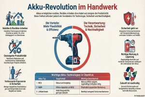 Akkus im Werkzeugkasten: Wie Stromspeicher das Handwerk verändern - Bild: BauKI / BAU.DE Akkus im Werkzeugkasten: Wie Stromspeicher das Handwerk verändern - Bild: BauKI / BAU.DE