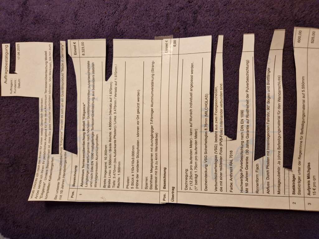 BAU-Forumsbeitrag: Angebot und Auftrag weichen 69 % ab - Rechtliche Schritte möglich? BAU-Forumsbeitrag: Angebot und Auftrag weichen 69 % ab - Rechtliche Schritte möglich?