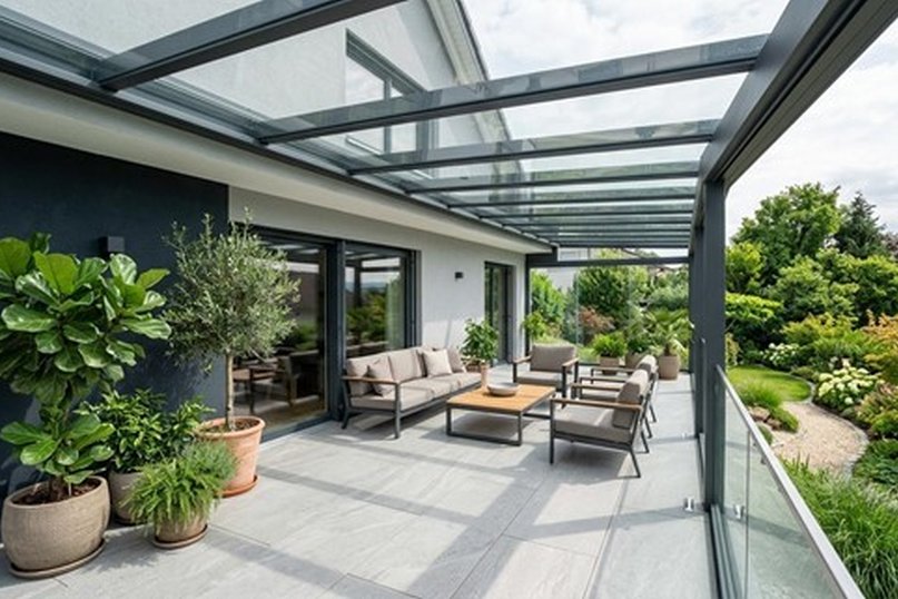 Glas-Aluminium-Konstruktionen: Was eine Glas-Aluminium-Terrassen&uuml;berdachung auszeichnet